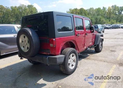 2012 Jeep Wrangler Unlimited Sport z USA, uszkodzony, nr VIN 1C4BJWDG7CL131364